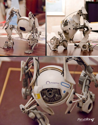 Illustration for article titled Is This 3D Model of a Portal 2 Robot Cute or Fierce? I Can't Decide.